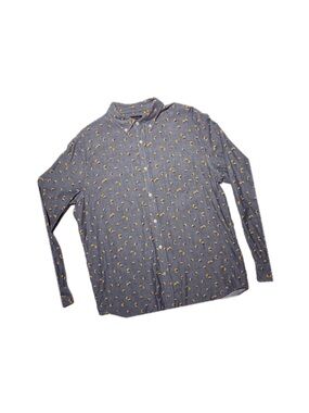 L.L. Bean Slightly Fitted Tencel Cotton Plaid Shirt Men's Medium